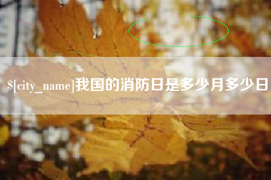 青海我国的消防日是多少月多少日