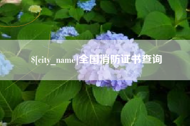 青海全国消防证书查询