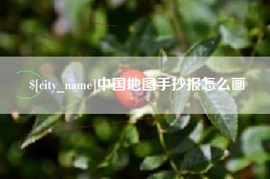青海中国地图手抄报怎么画
