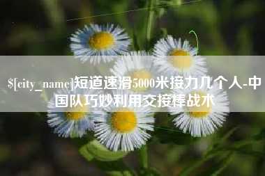 青海短道速滑5000米接力几个人-中国队巧妙利用交接棒战术