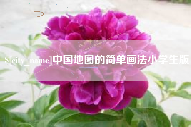 青海中国地图的简单画法小学生版