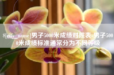 青海男子5000米成绩对照表-男子5000米成绩标准通常分为不同等级