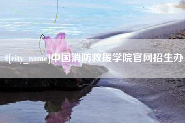 青海中国消防救援学院官网招生办