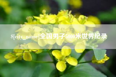 青海全国男子5000米世界纪录