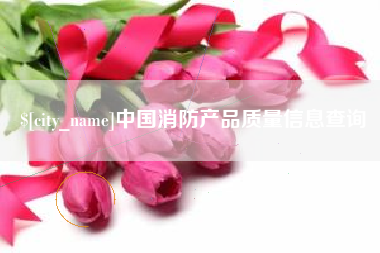 青海中国消防产品质量信息查询