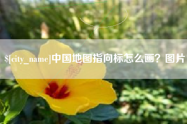 青海中国地图指向标怎么画？图片