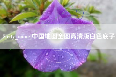 青海中国地图全图高清版白色底子