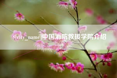 青海中国消防救援学院介绍