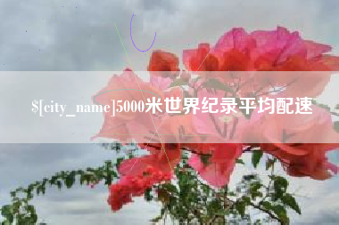 青海5000米世界纪录平均配速