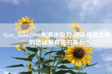 青海5000米滑冰接力-团队成员之间的信任是成功的基石