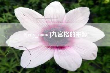 青海九宫格的来源