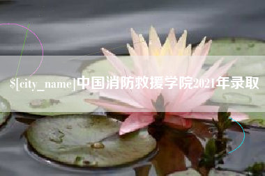 青海中国消防救援学院2021年录取