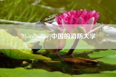 青海中国的消防大学