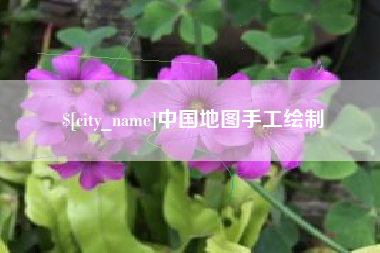 青海中国地图手工绘制