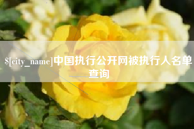 青海中国执行公开网被执行人名单查询