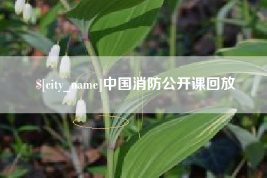 青海中国消防公开课回放