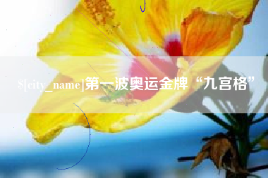 青海第一波奥运金牌“九宫格”