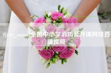 青海全国中小学消防公开课网络直播视频
