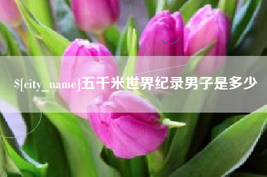 青海五千米世界纪录男子是多少