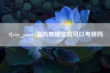 青海消防救援学院可以考研吗