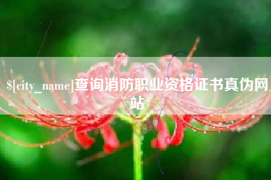 青海查询消防职业资格证书真伪网站