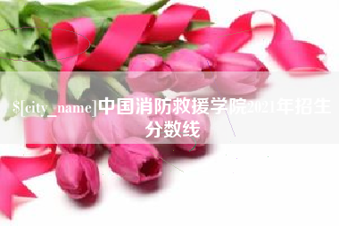 青海中国消防救援学院2021年招生分数线