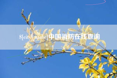 青海中国消防在线查询