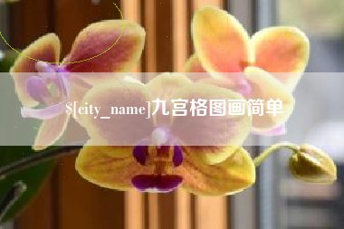 青海九宫格图画简单