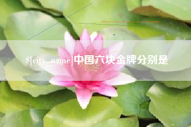 青海中国六块金牌分别是